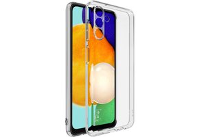 Lunso - Samsung Galaxy A04s - TPU Backcover hoes  - Transparant