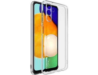 Lunso - Samsung Galaxy A04s - TPU Backcover hoes  - Transparant