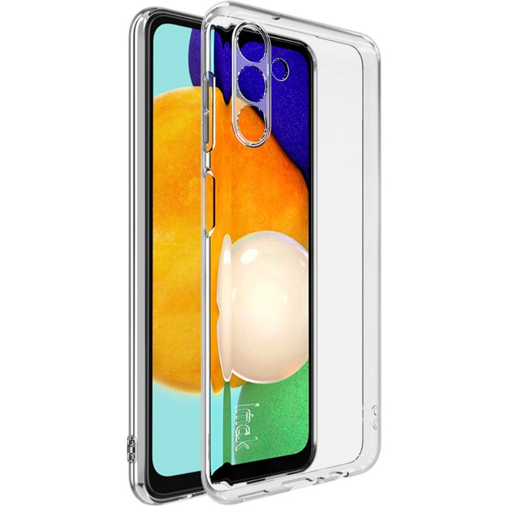 Lunso - Samsung Galaxy A04s - TPU Backcover hoes - Transparant