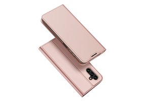 Dux Ducis - Samsung Galaxy A04s - Slim bookcase hoesje - Rose Goud