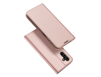 Dux Ducis - Samsung Galaxy A04s - Slim bookcase hoesje - Rose Goud