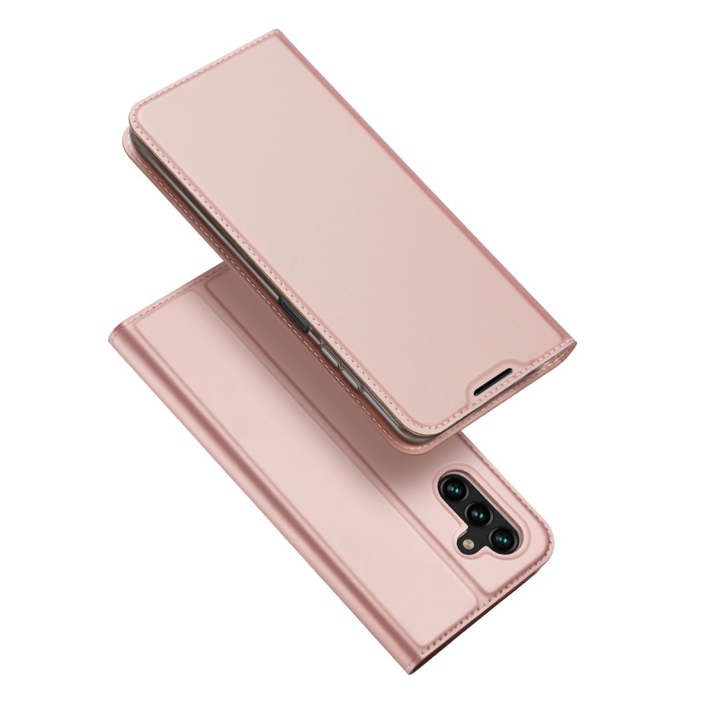 Dux Ducis - Samsung Galaxy A04s - Slim bookcase hoesje - Rose Goud