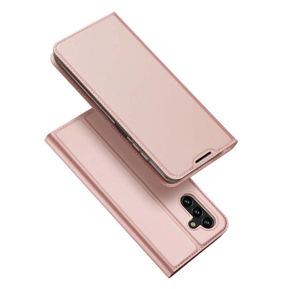 Samsung Galaxy A04s Slim Bookcase hoesje - Rose Goud