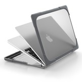 MacBook Air 13 inch (2022-2025) Armor cover hoes met pootjes - Grijs