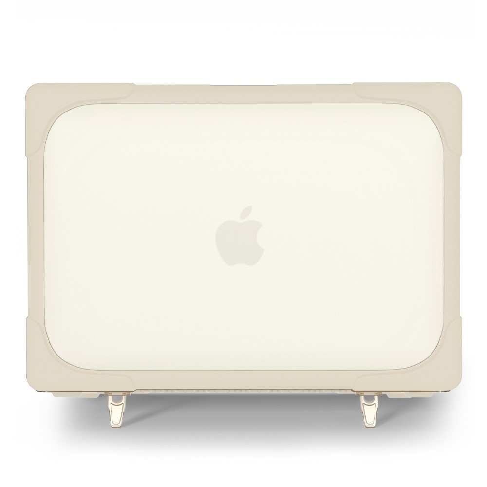 MacBook Air 13 inch (2022-2026) Armor cover hoes met pootjes - Beige