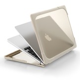 MacBook Air 13 inch (2022-2026) Armor cover hoes met pootjes - Beige