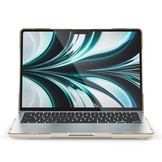 MacBook Air 13 inch (2022-2026) Armor cover hoes met pootjes - Beige