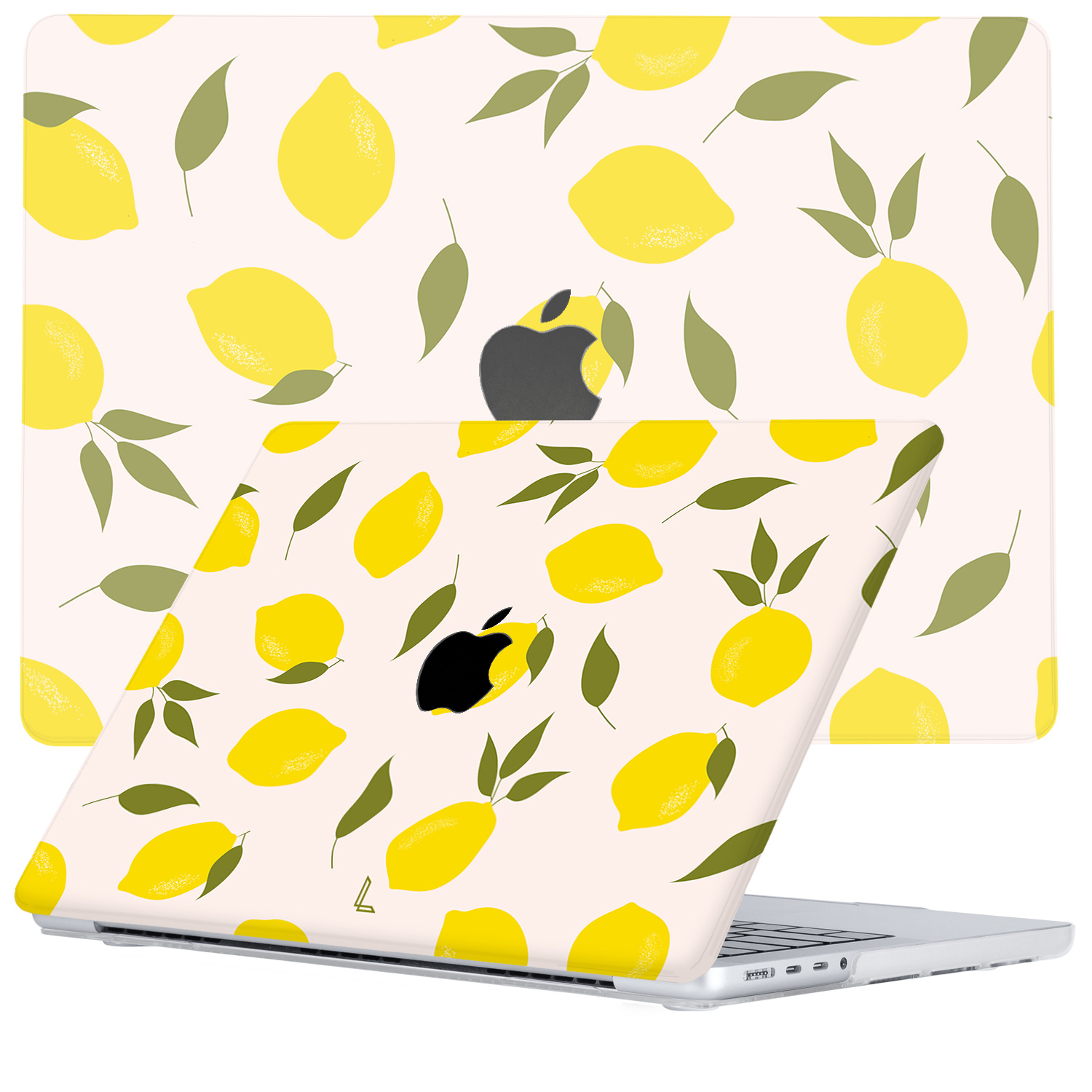 Lunso - MacBook Pro 16 inch M1 / M2 (2021-2023) - cover hoes - Squeezy Lemon