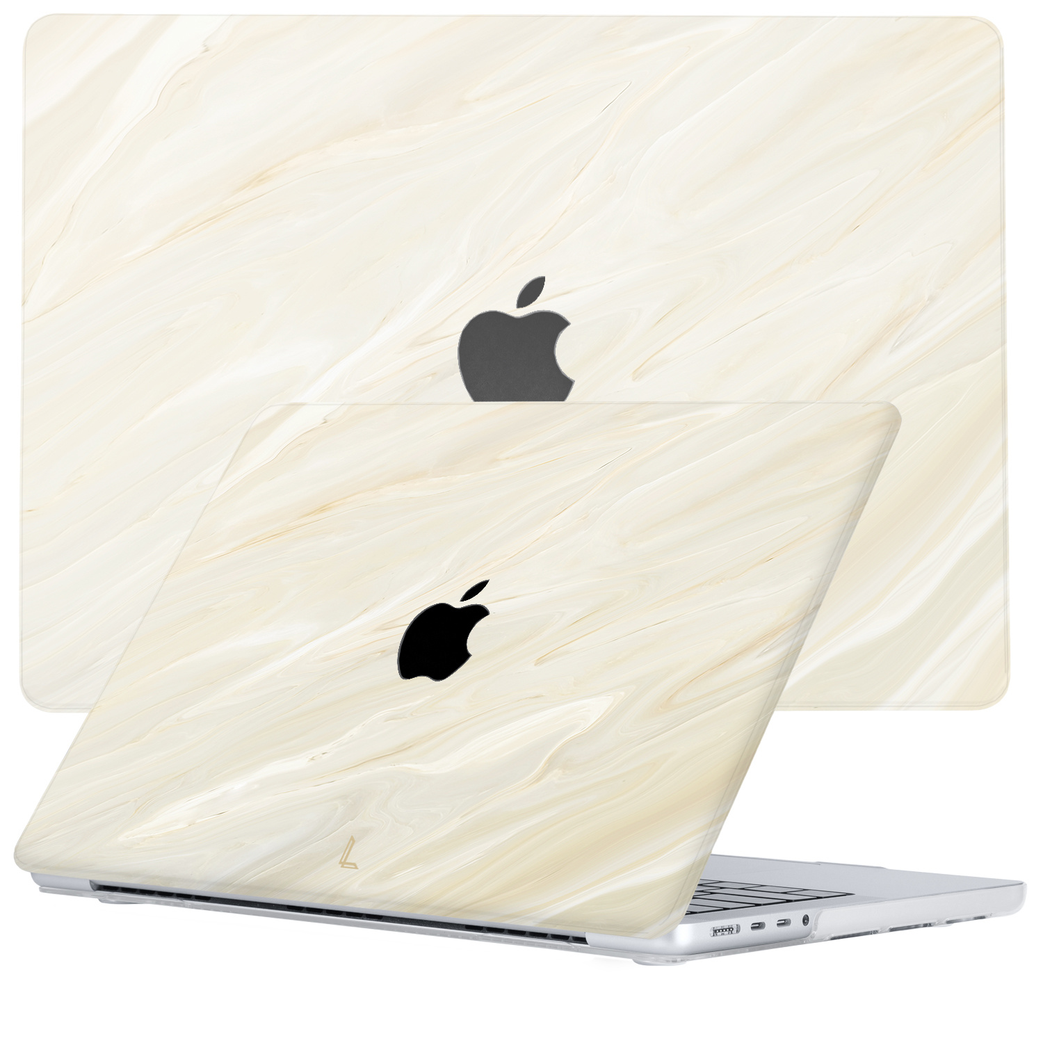 MacBook Pro 16 inch (2021-2024) cover hoes - Creamy Vibes - Model A2485 / A2780 / A2991 / A3186 / A3403