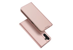 Dux Ducis - Samsung Galaxy A14 5G - Slim bookcase hoesje - Rose Goud