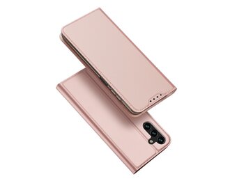 Dux Ducis - Samsung Galaxy A14 5G - Slim bookcase hoesje - Rose Goud