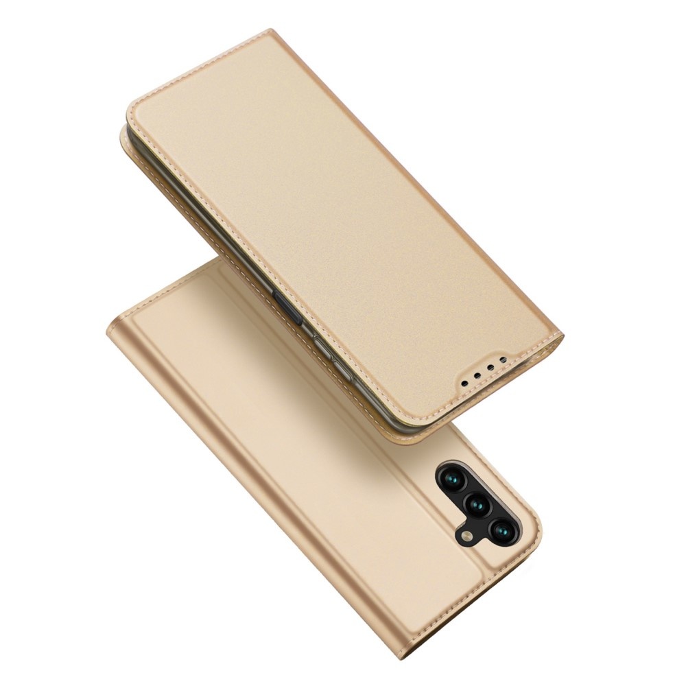 Dux Ducis - Samsung Galaxy A14 5G - Slim bookcase hoesje - Goud