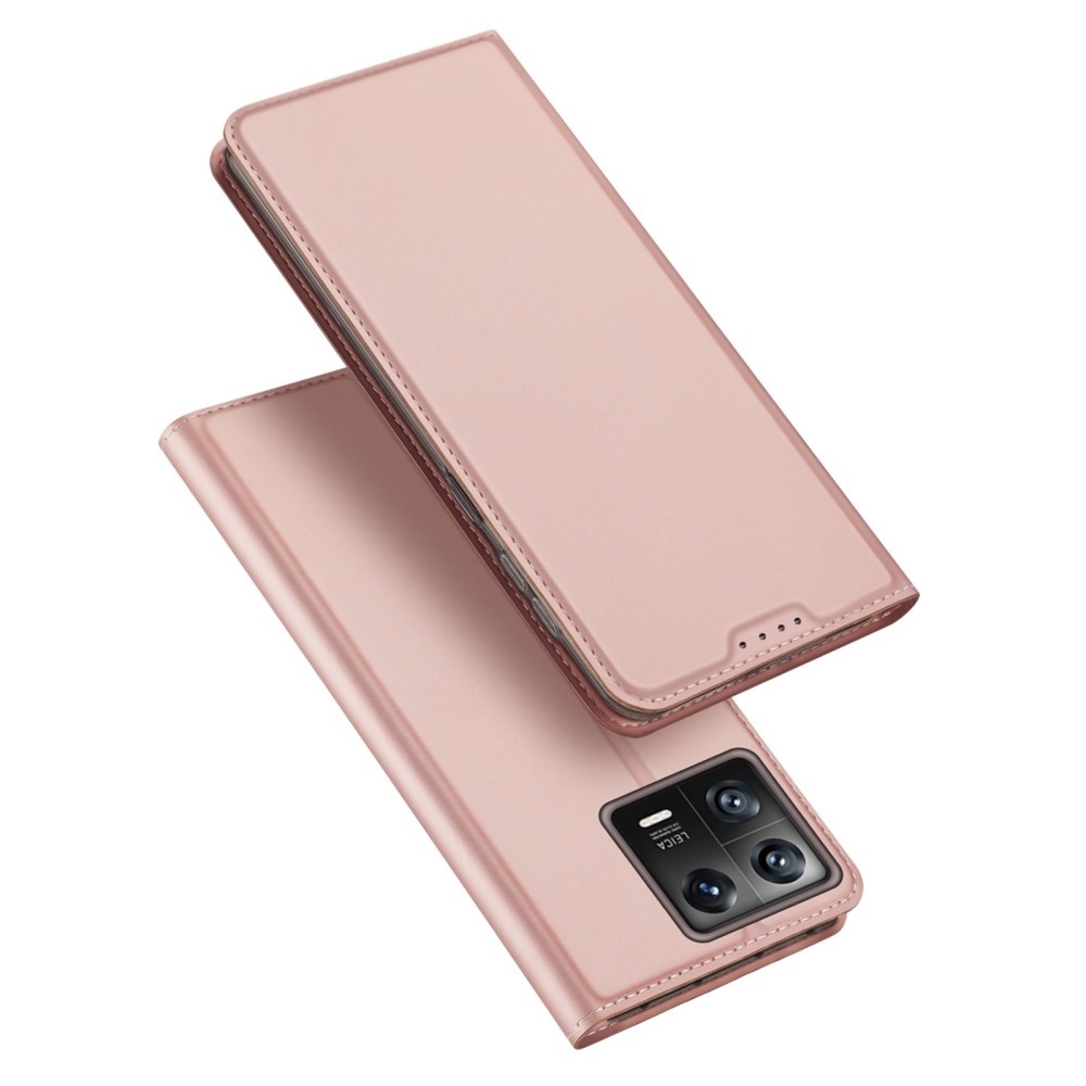 Xiaomi 13 Slim Bookcase hoesje - Rose Goud