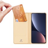 Xiaomi 13 Slim Bookcase hoesje - Goud