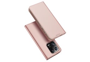 Dux Ducis - Xiaomi 13 Pro - Slim bookcase hoesje - Rose Goud