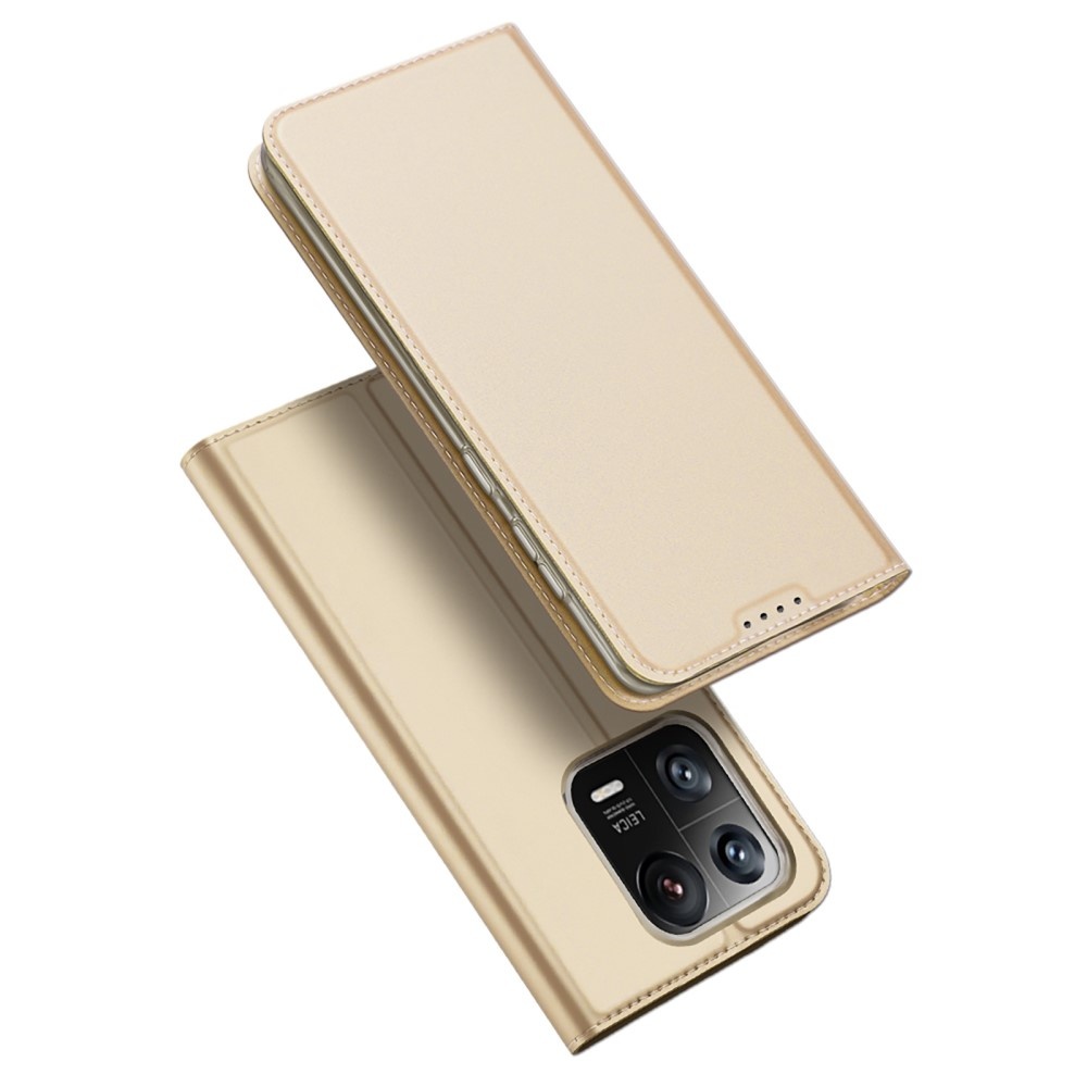Xiaomi 13 Pro Slim Bookcase hoesje - Goud