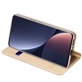 Xiaomi 13 Pro Slim Bookcase hoesje - Goud