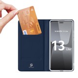 Xiaomi 13 Lite Slim Bookcase hoesje - Donkerblauw