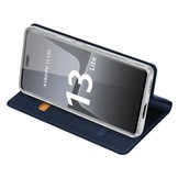 Xiaomi 13 Lite Slim Bookcase hoesje - Donkerblauw