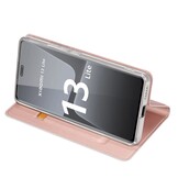 Xiaomi 13 Lite Slim Bookcase hoesje - Rose Goud