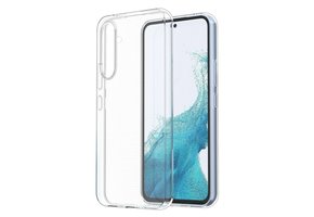 Lunso - Samsung Galaxy A54 - TPU Backcover hoes - Transparant