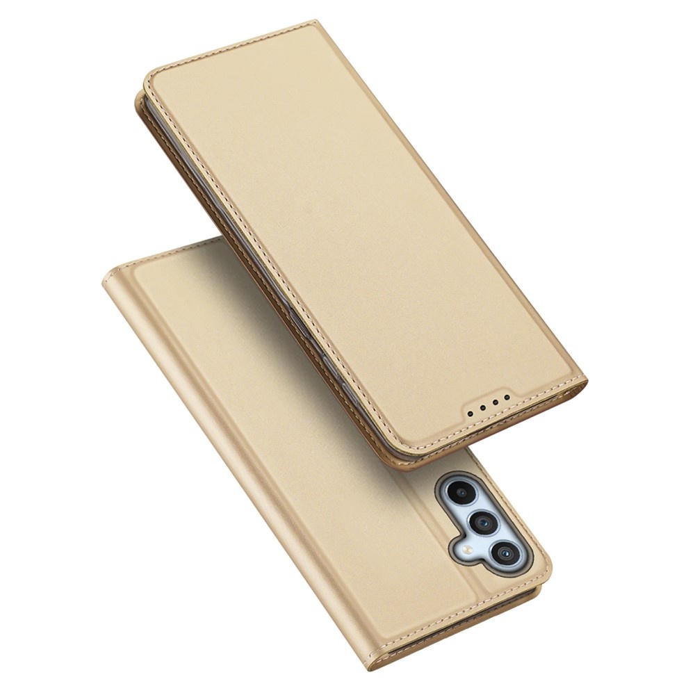 Samsung Galaxy A54 Slim Bookcase hoesje - Goud
