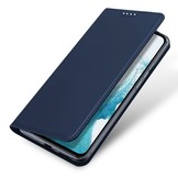 Samsung Galaxy A54 Slim Bookcase hoesje - Donkerblauw