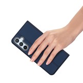 Samsung Galaxy A54 Slim Bookcase hoesje - Donkerblauw