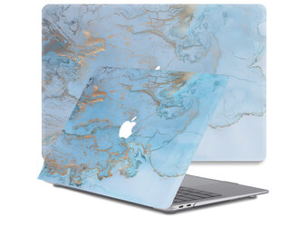 Lunso MacBook Air 13 inch (2010-2017) cover hoes - case - Marble Ariel