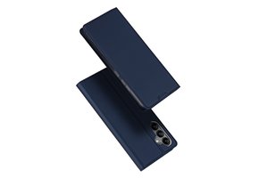 Dux Ducis - Samsung Galaxy A34 - Slim bookcase hoesje - Donkerblauw