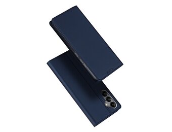 Dux Ducis - Samsung Galaxy A34 - Slim bookcase hoesje - Donkerblauw
