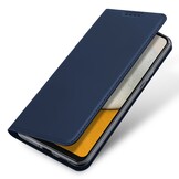 Samsung Galaxy A34 Slim Bookcase hoesje - Donkerblauw