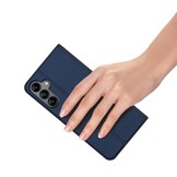 Samsung Galaxy A34 Slim Bookcase hoesje - Donkerblauw