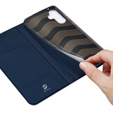 Samsung Galaxy A34 Slim Bookcase hoesje - Donkerblauw