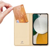 Samsung Galaxy A34 Slim Bookcase hoesje - Goud