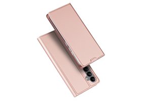 Dux Ducis - Samsung Galaxy A34 - Slim bookcase hoesje - Rose Goud