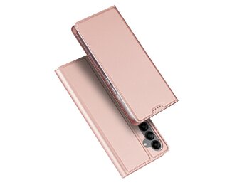 Dux Ducis - Samsung Galaxy A34 - Slim bookcase hoesje - Rose Goud
