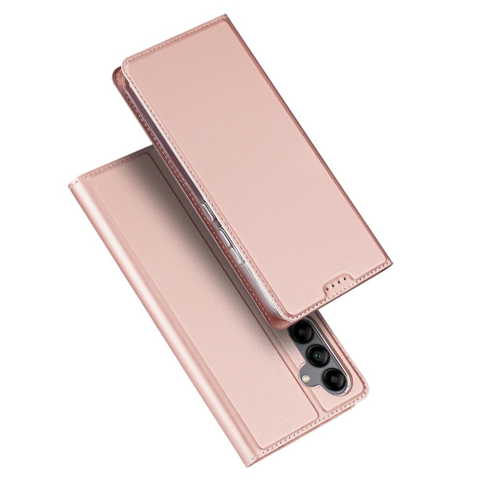 Samsung Galaxy A34 Slim Bookcase hoesje - Rose Goud