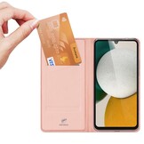Samsung Galaxy A34 Slim Bookcase hoesje - Rose Goud