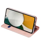 Samsung Galaxy A34 Slim Bookcase hoesje - Rose Goud