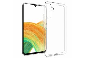 Lunso - Samsung Galaxy A34 - TPU Backcover hoes - Transparant