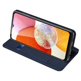 Samsung Galaxy A14 4G Slim Bookcase hoesje - Donkerblauw