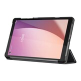 Lenovo Tab M8 Gen 4 (8 inch) Tri-Fold Bookcase hoes - Zwart