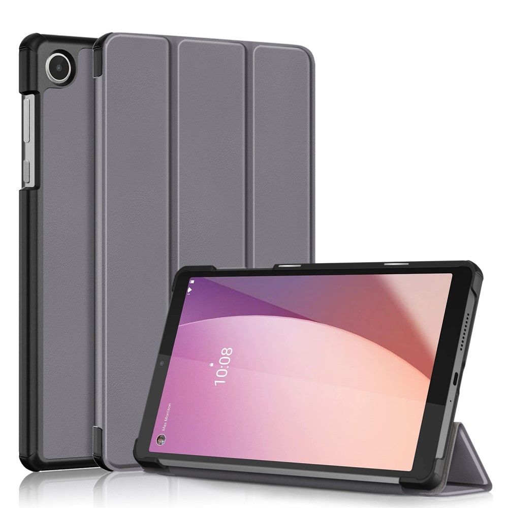 Lenovo Tab M8 Gen 4 (8 inch) Tri-Fold Bookcase hoes - Grijs
