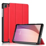 Lenovo Tab M8 Gen 4 (8 inch) Tri-Fold Bookcase hoes - Rood