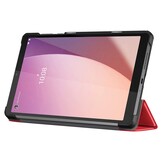 Lenovo Tab M8 Gen 4 (8 inch) Tri-Fold Bookcase hoes - Rood