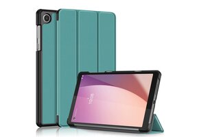 Lunso - Lenovo Tab M8 Gen 4 (8 inch) - Tri-Fold Bookcase hoes - Groen