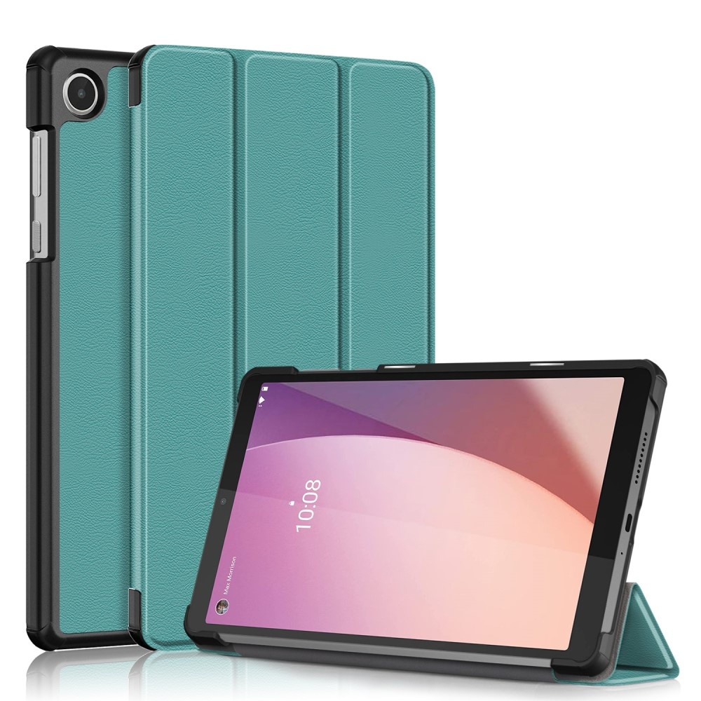 Lunso - Lenovo Tab M8 Gen 4 (8 inch) - Tri-Fold Bookcase hoes - Groen