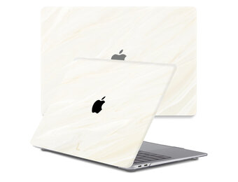 Lunso MacBook Air 13 inch M1 (2020) cover hoes - case - Creamy Vibes