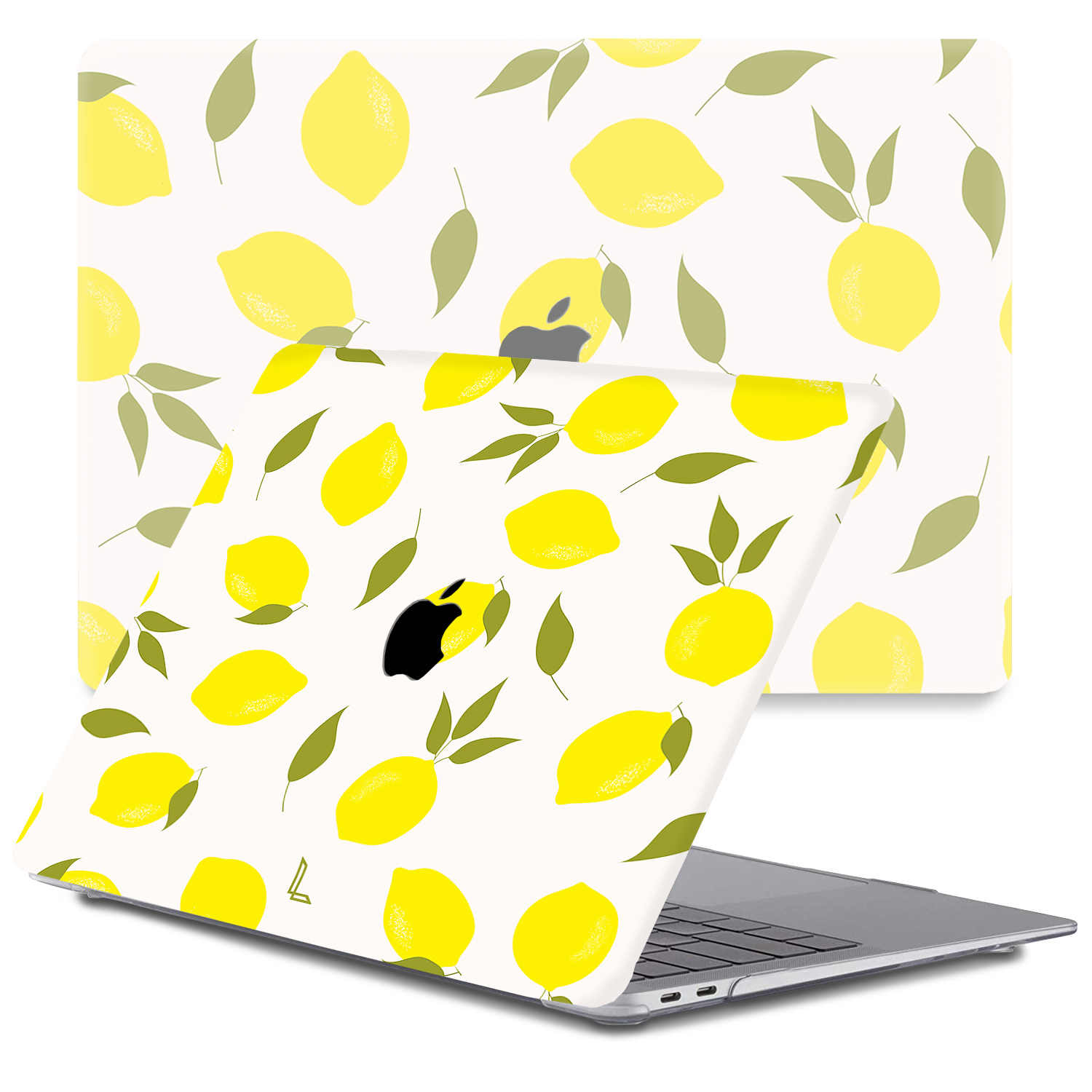 Lunso - MacBook Air 13 inch (2020) - cover hoes - Squeezy Lemon